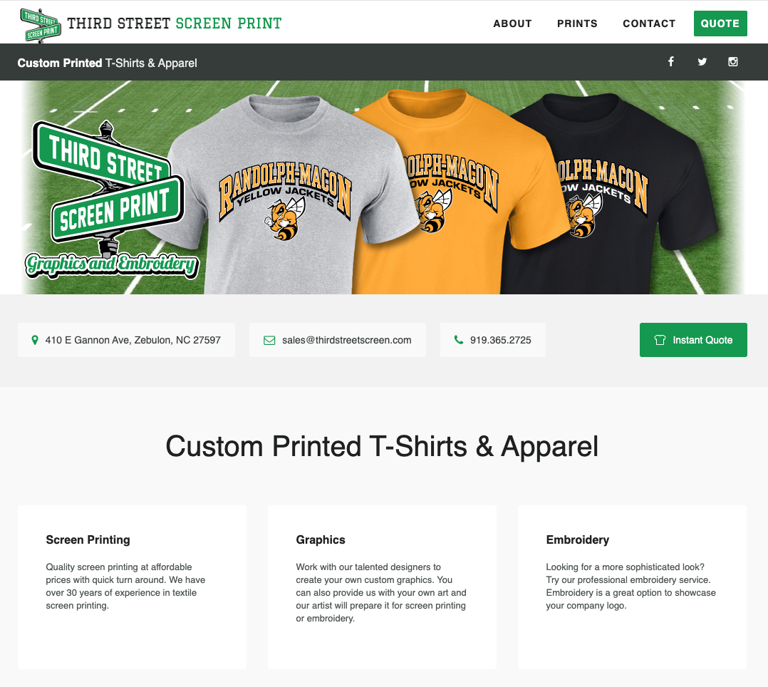 Third Street Screen Print